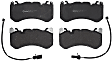 P50127 Front Low-Met Series Low-Metallic Brake Pad Set