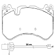 P50127 Front Low-Met Series Low-Metallic Brake Pad Set