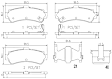 P56035N Rear PRIME Series Ceramic Brake Pad Set