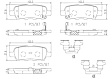 P56046N Rear NAO Series Ceramic Brake Pad Set