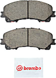 2016 Nissan Rogue - Front Ceramic Brake Pad Set, With 3rd Row Seating; USA Built, NAO Series