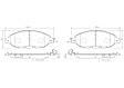 P56107N Front PRIME Series Ceramic Brake Pad Set