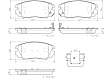 P59054N Front PRIME Series Ceramic Brake Pad Set