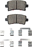 2013 Cadillac XTS - Rear Ceramic Brake Pad Set, Except Heavy Duty Brakes, PRIME Series