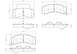 1999 Chevrolet C3500 - Front Ceramic Brake Pad Set, PRIME Series