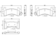 1986 Chevrolet Monte Carlo - Front Ceramic Brake Pad Set, PRIME Series