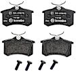 1993 Volkswagen Passat - Rear Low-Metallic Brake Pad Set, To Chassis # 31PE080000, PRIME Series