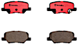 2016 Mazda 6 - Rear Ceramic Brake Pad Set, NAO Series