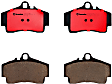 2010 Porsche Cayman - Rear Ceramic Brake Pad Set, Except Ceramic Composite Brakes, PRIME Series