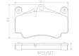 2005 Porsche 911 - Front Ceramic Brake Pad Set, Except Ceramic Composite Brakes, PRIME Series