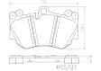 2014 Audi R8 - Front Ceramic Brake Pad Set, 4.2L 8Cyl, Ceramic Composite Brakes, PRIME Series