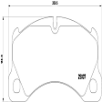 P65021 Front PRIME Series Low-Metallic Brake Pad Set