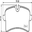 P65040 Rear PRIME Series Low-Metallic Brake Pad Set