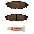 P78020N Rear NAO Series Ceramic Brake Pad Set