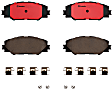 2017 Toyota Corolla iM - Front Ceramic Brake Pad Set, NAO Series