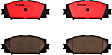2015 Toyota Prius Plug-In - Front Ceramic Brake Pad Set, 1.8L 4Cyl, PRIME Series