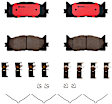 2008 Toyota Avalon - Front Ceramic Brake Pad Set, 3.5L 6Cyl, PRIME Series
