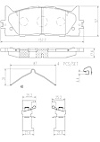 2008 Toyota Avalon - Front Ceramic Brake Pad Set, 3.5L 6Cyl, PRIME Series