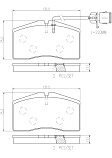 2001 Audi S8 - Front Ceramic Brake Pad Set, 4.2L 8Cyl, PRIME Series