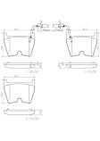 2003 Audi RS6 - Front Ceramic Brake Pad Set, PRIME Series
