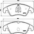 P85098 Front PRIME Series Low-Metallic Brake Pad Set