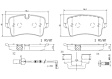 2017 Audi A6 Quattro - Rear Ceramic Brake Pad Set, NAO Series