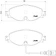 P85126 Front Low-Met Series Low-Metallic Brake Pad Set