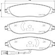 P85131 Front PRIME Series Low-Metallic Brake Pad Set