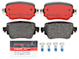 2016 Volkswagen Golf - Rear Ceramic Brake Pad Set, 1.8L 4Cyl, PRIME Series