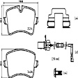 2012 Audi A7 Quattro - Rear Low-Metallic Brake Pad Set, PRIME Series
