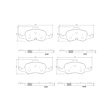 P85160N Front PRIME Series Ceramic Brake Pad Set