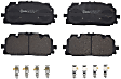2017 Audi Q7 - Front Low-Metallic Brake Pad Set, PRIME Series