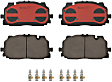 2019 Audi S5 Sportback - Front Ceramic Brake Pad Set, NAO Series