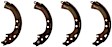 S83558N Rear Brake Shoe Set