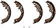 S83559N Rear Brake Shoe Set