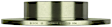 14010014 Rear, Driver or Passenger Side Brake Disc, Coated, Plain Surface, Solid, 5 Lugs, 245 mm