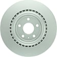 14011525 Rear, Driver or Passenger Side Brake Disc, Geomet Coated, Plain Surface, Vented, 5 Lugs, 330 mm