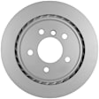 1995 BMW M3 - Rear, Driver Side Brake Disc, Geomet Coated, Plain Surface, Vented, 311.8 mm, 3.0L 6Cyl