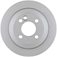 2003 Mini Cooper - Rear, Driver or Passenger Side Brake Disc, Alutherm, Plain Surface, Solid, 4 Lugs, 259 mm, 1.6L 4Cyl, QuietCast Series