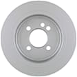 2003 Mini Cooper - Rear, Driver or Passenger Side Brake Disc, Alutherm, Plain Surface, Solid, 4 Lugs, 259 mm, 1.6L 4Cyl, QuietCast Series