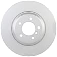 15010126 Front, Driver or Passenger Side Brake Disc, Geomet Coated, Plain Surface, Vented, 5 Lugs, 348 mm, 3.0L, 6Cyl, QuietCast Series