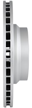 15010132 Front, Driver or Passenger Side Brake Disc, Geomet Coated, Plain Surface, Vented, 5 Lugs, 347.9 mm