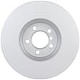 15010132 Front, Driver or Passenger Side Brake Disc, Geomet Coated, Plain Surface, Vented, 5 Lugs, 347.9 mm