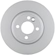 2020 Mini Cooper - Front, Driver or Passenger Side Brake Disc, Geomet Coated, Plain Surface, Vented, 4 Lugs, QuietCast Series
