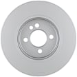 2020 Mini Cooper - Front, Driver or Passenger Side Brake Disc, Geomet Coated, Plain Surface, Vented, 4 Lugs, QuietCast Series