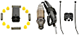 15730 Oxygen Sensor, Sold Individually, 4-wire, OE Replacement Series