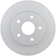 16010140 Front, Driver or Passenger Side Brake Disc, Geomet Coated, Plain Surface, Vented, 5 Lugs, 304.7 mm, QuietCast Series
