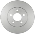 1999 Dodge Grand Caravan - Front, Driver or Passenger Side Brake Disc, Geomet Coated, Plain Surface, Vented, 5 Lugs
