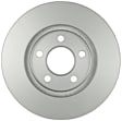 1999 Dodge Grand Caravan - Front, Driver or Passenger Side Brake Disc, Geomet Coated, Plain Surface, Vented, 5 Lugs