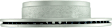 2015 Ram 1500 - Rear, Driver or Passenger Side Brake Disc, Geomet Coated, Plain Surface, Vented, 5 Lugs, 352.2 mm, 3.0L 6Cyl, QuietCast Series